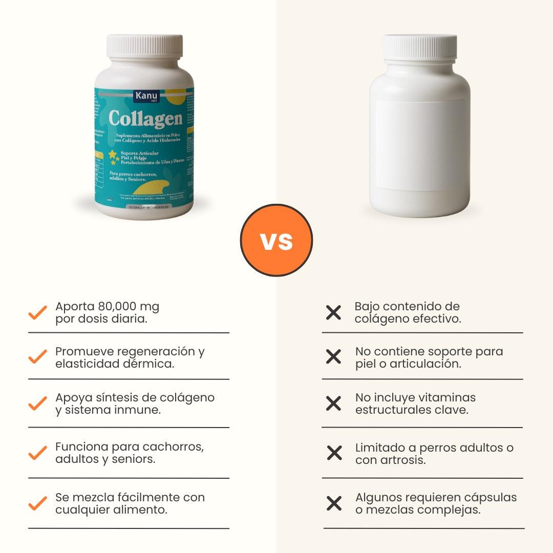Suplemento Flex Collagen en Polvo con Colágeno y Ácido Hialurónico Kanu Vet para Perros