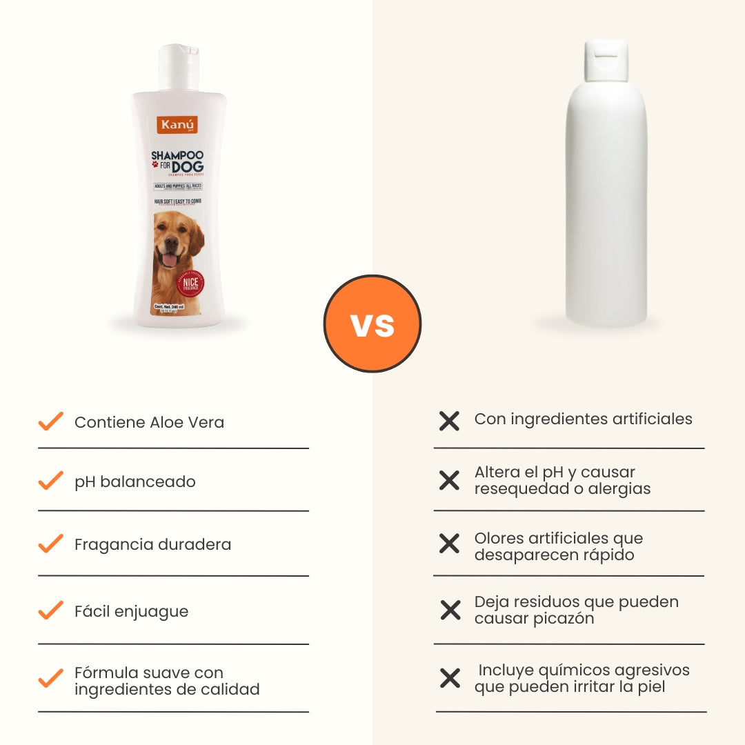 Shampoo con Agradable Fragancia Kanu Pet para Perro
