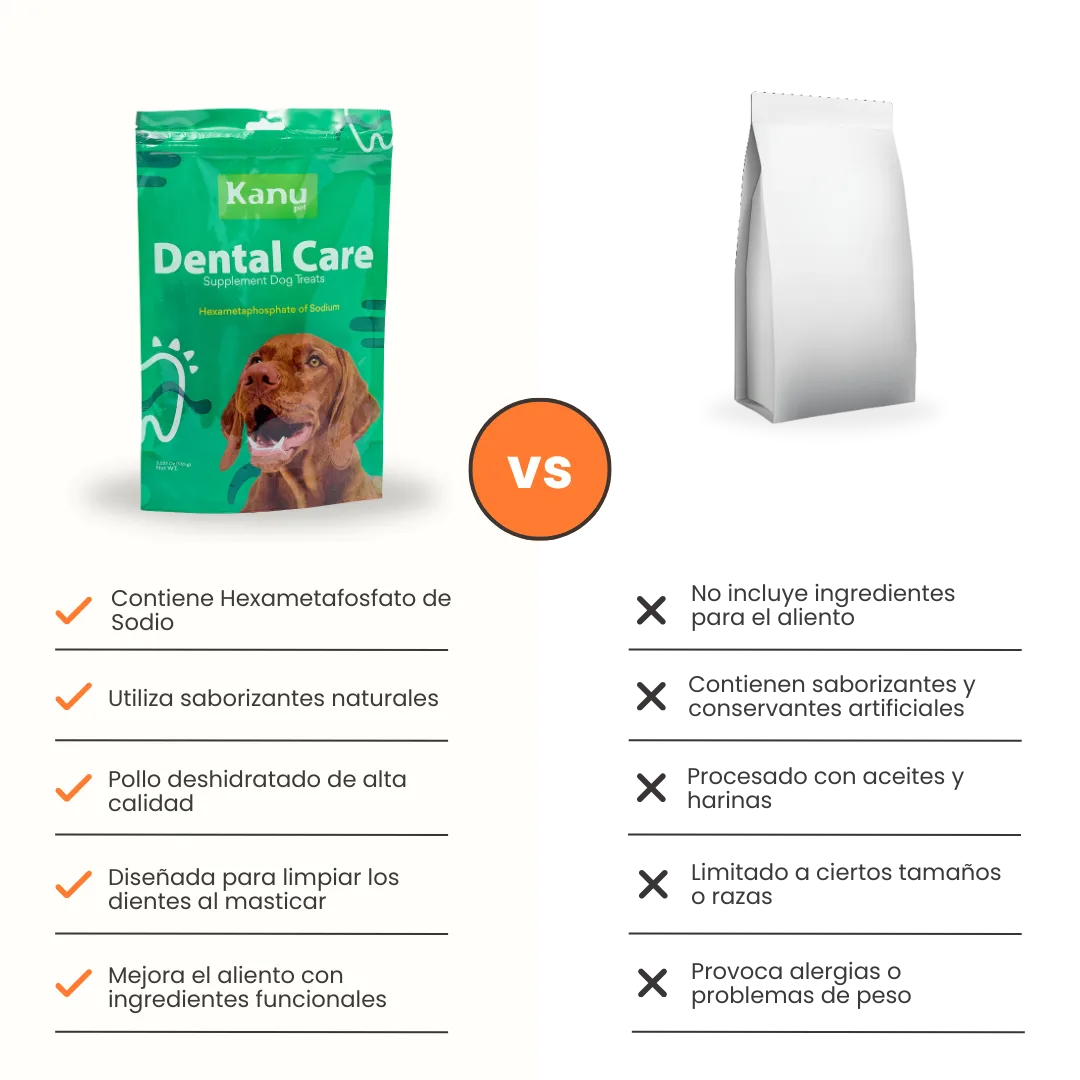 Nuggets Dental Care para la placa y el sarro Kanu Pet para Perro