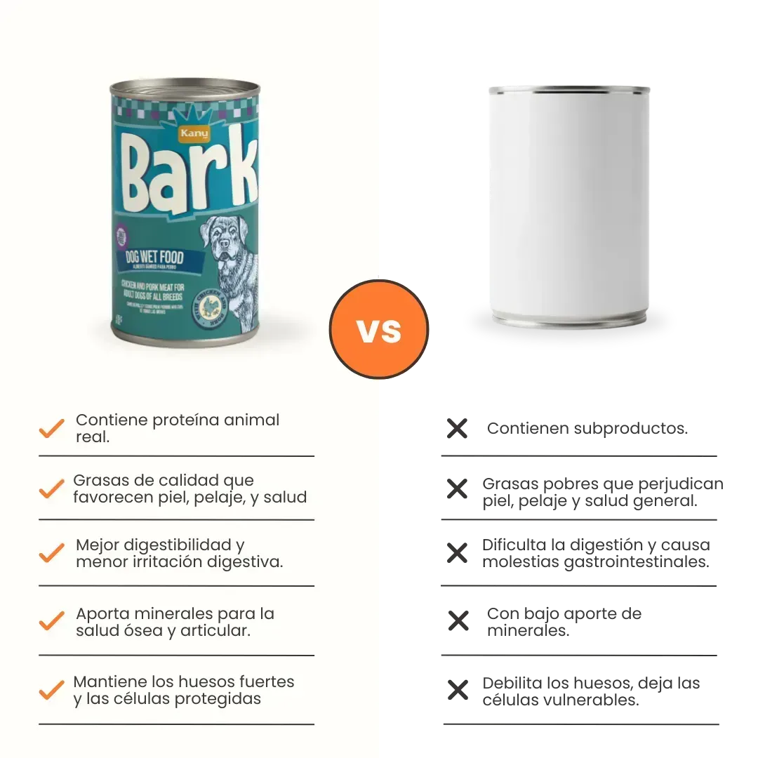 Alimento Húmedo Bark Pollo / Cerdo Kanu Pet para Perro toda raza