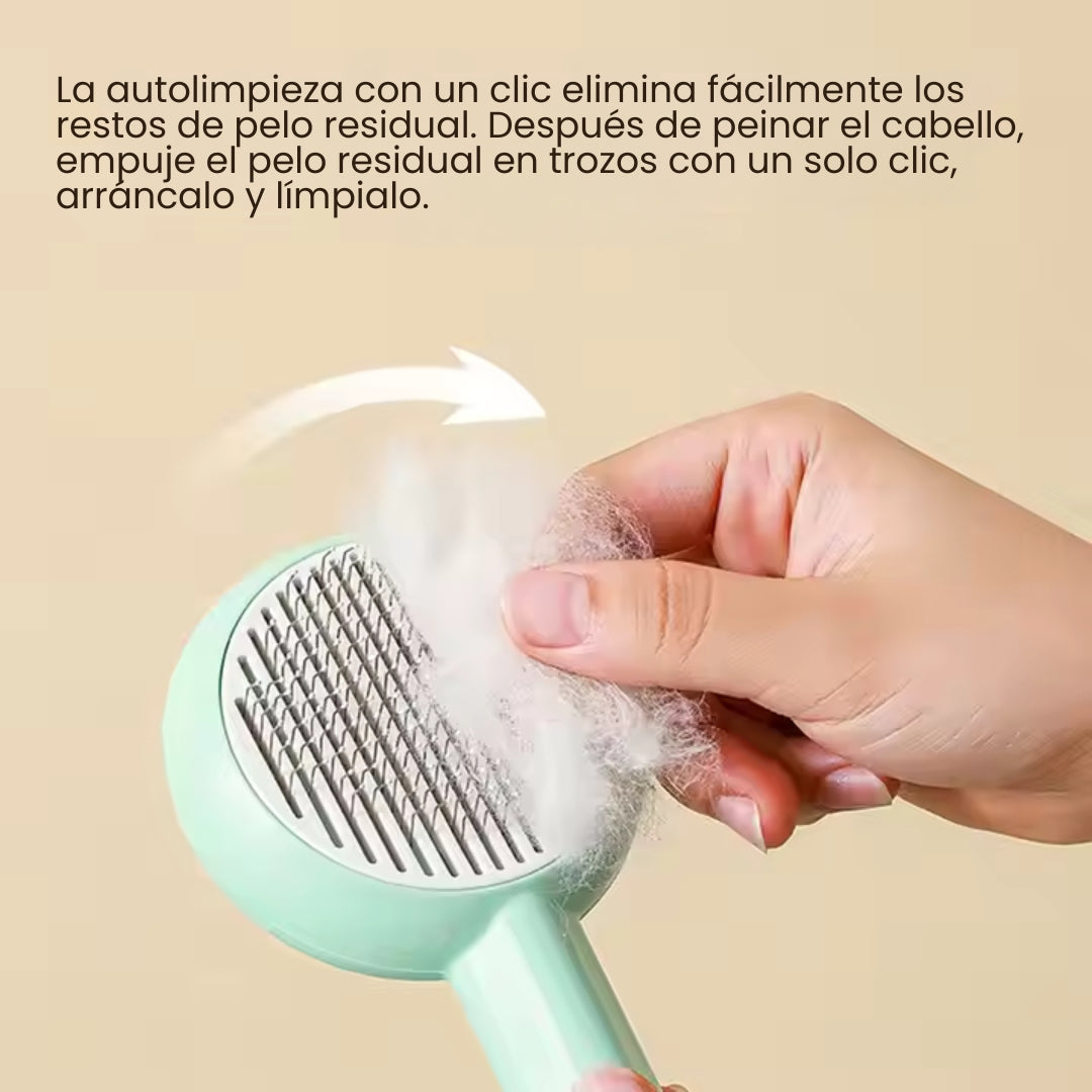 Peine Retráctil Tipo Flor Kanu Pet para Perro y Gato