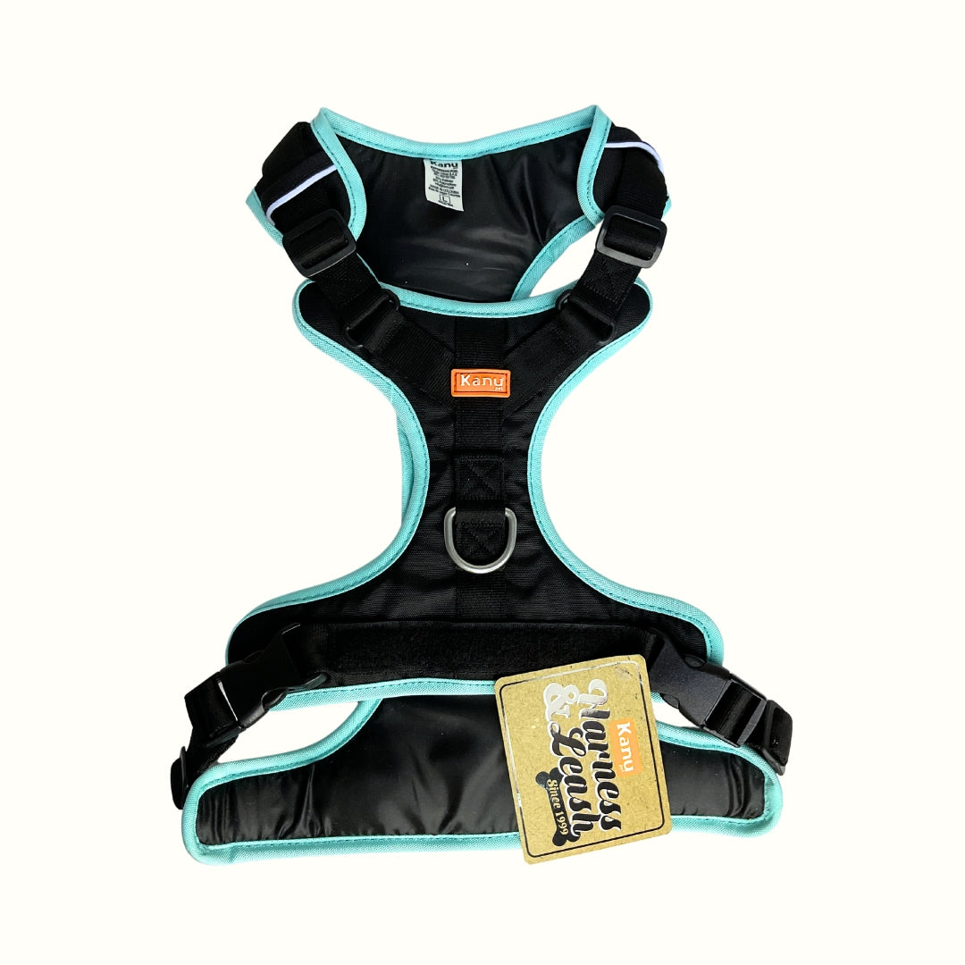 Pechera Mini Walker Negro / Verde Menta Kanu Pet para Perro