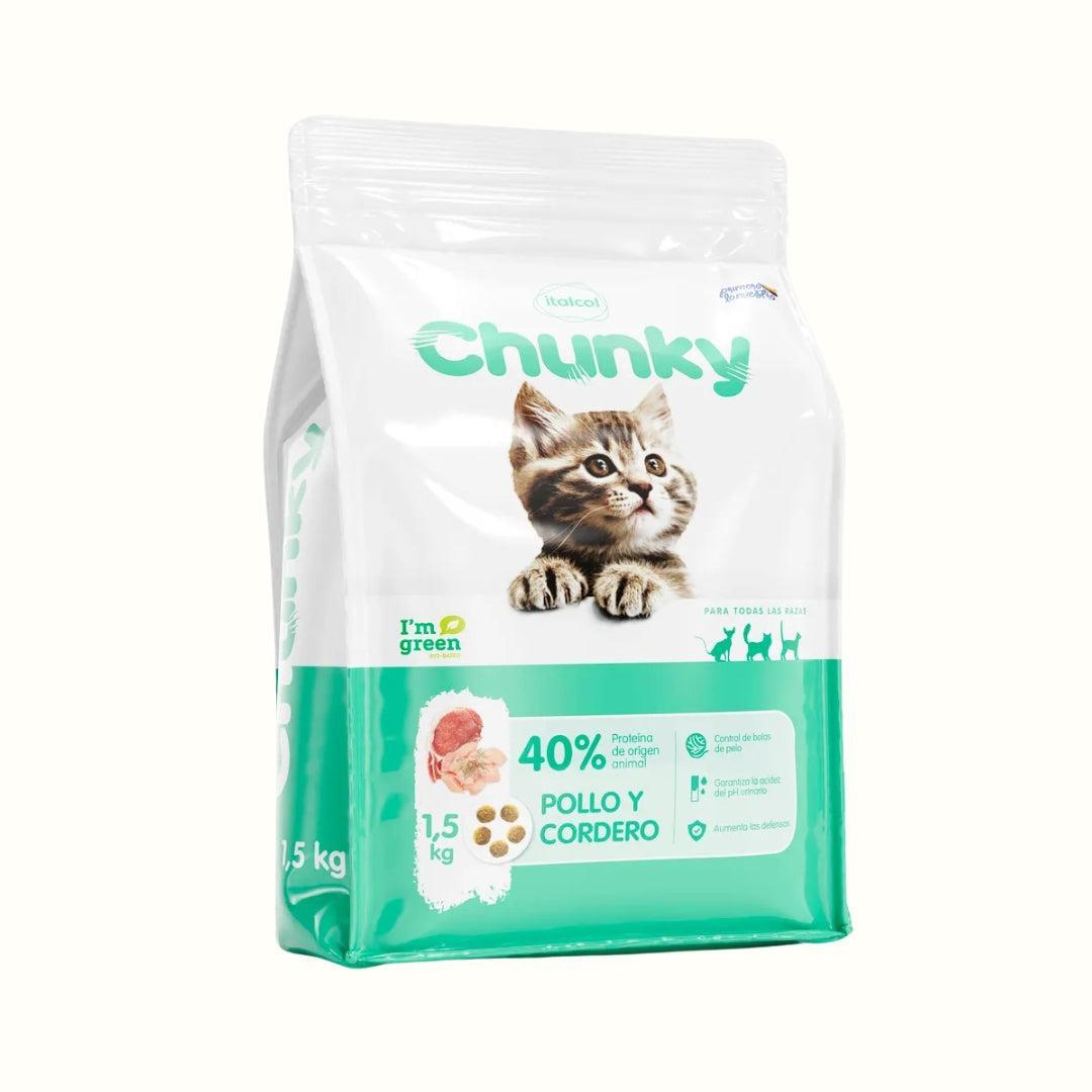 Alimento para gato Chunky Gaticos Pollo y Cordero