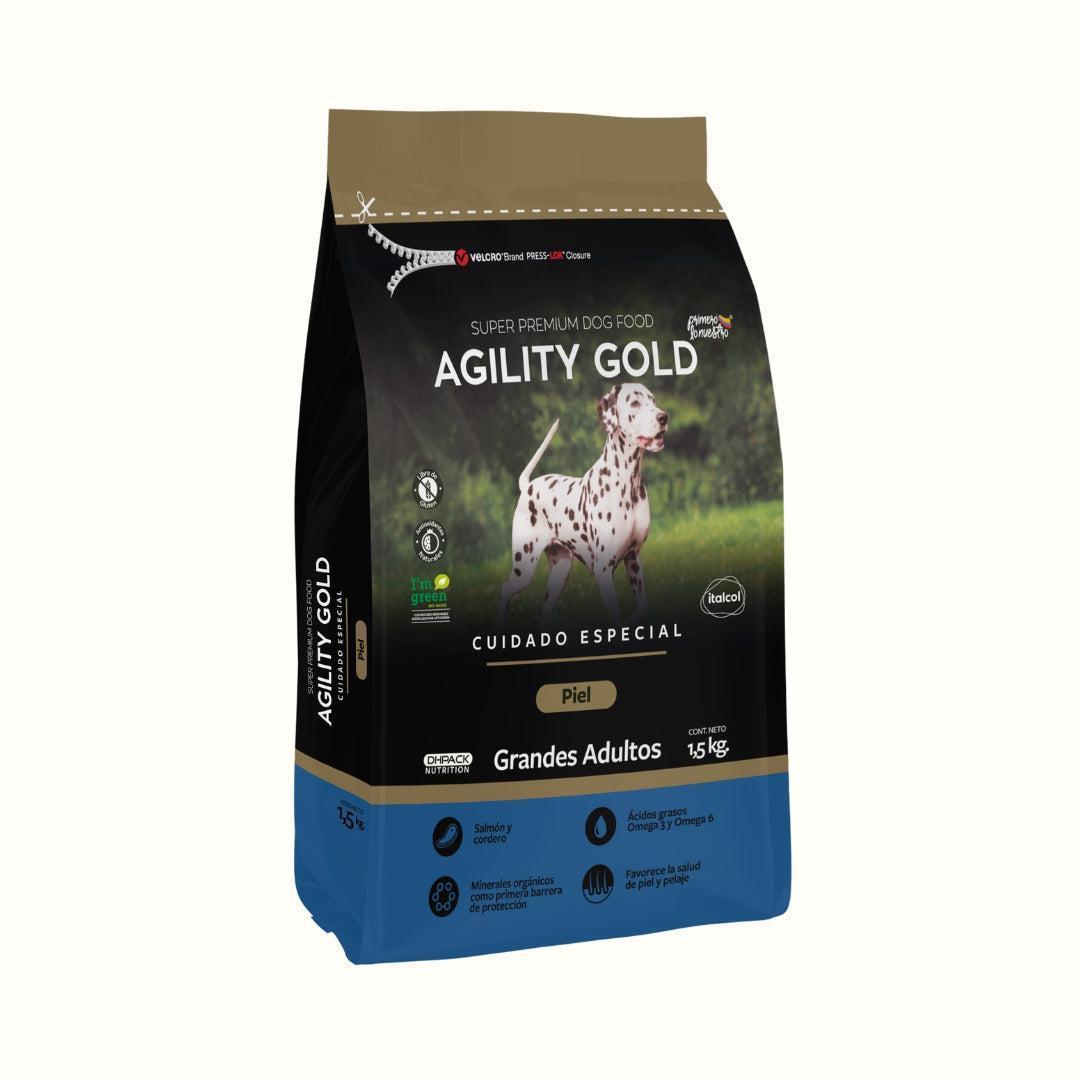 Alimento para perro Agility Gold Grandes Adultos Piel
