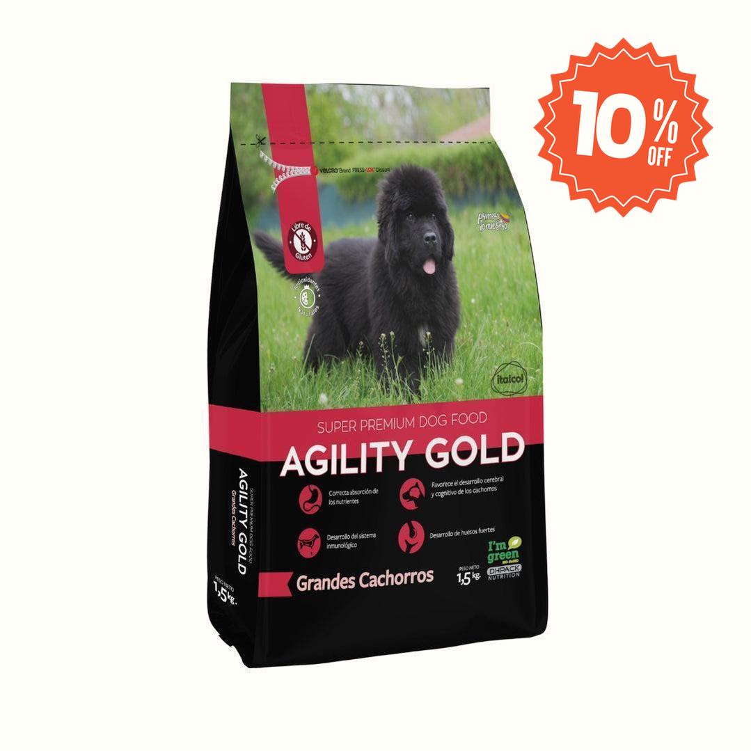 Alimento para perro Agility Gold Grandes Cachorros