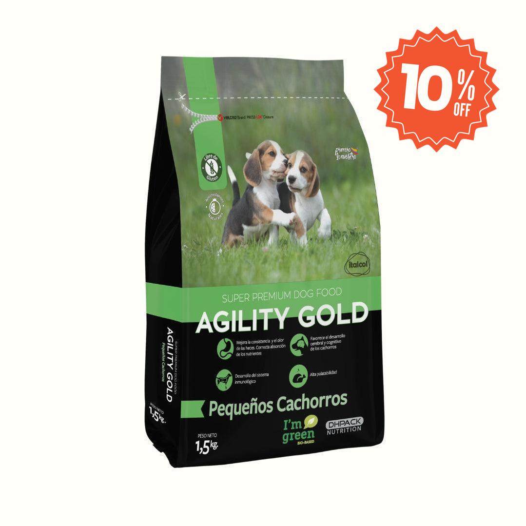 Alimento para perro Agility Gold Pequeños Cachorros