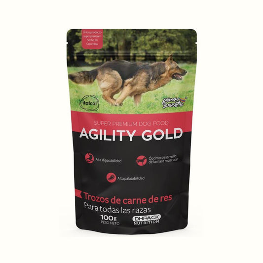 Alimento Húmedo para perro Agility Gold Trozos De Carne De Res