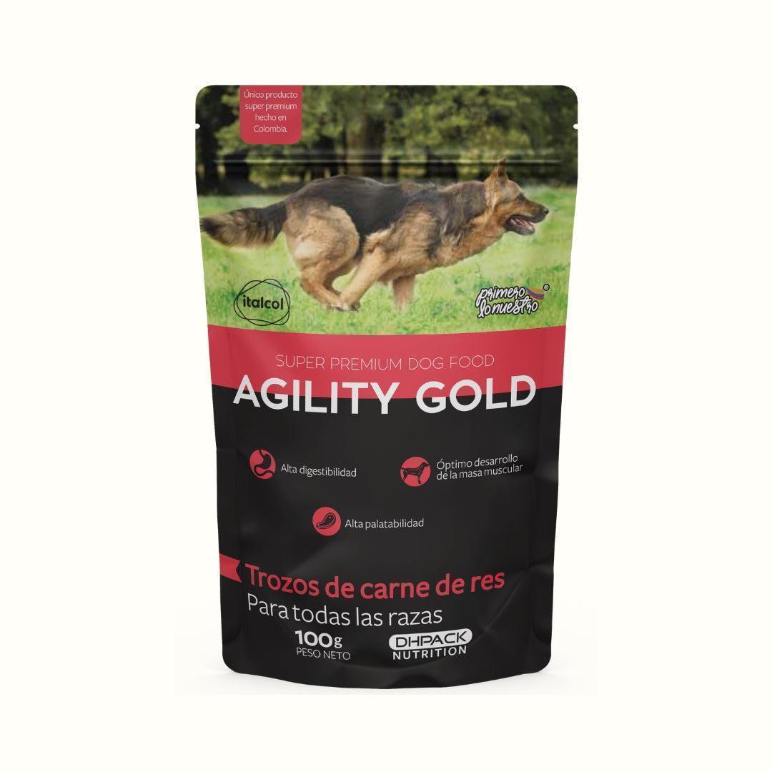 Alimento Húmedo para perro Agility Gold Trozos De Carne De Res