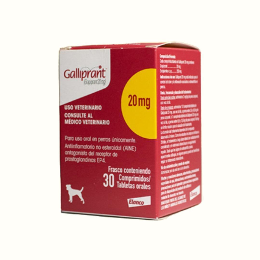 Antiinflamatorio Galliprant para Perros Frasco x 20 Mg / 30 Tabs