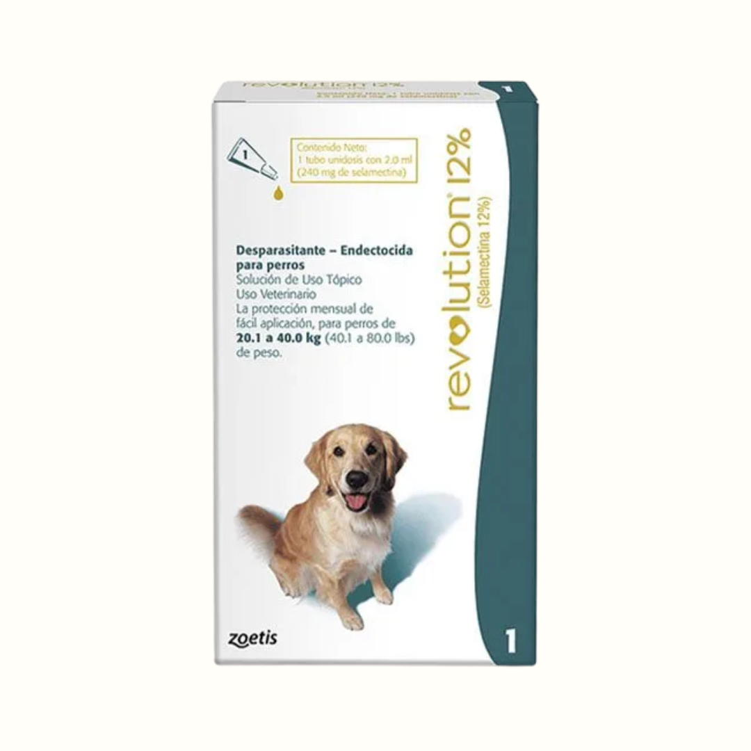 Antipulgas Revolution 12 % Verde Para Todos