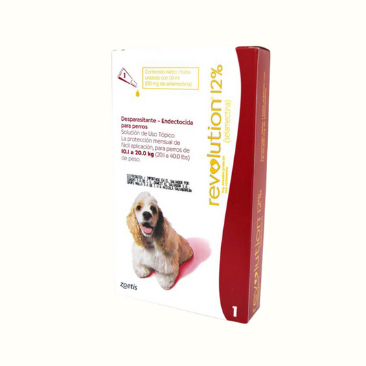 Antipulgas Revolution 12 % Rojo Para Todos