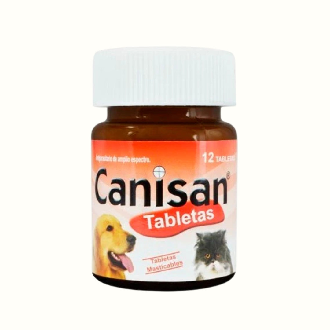 Antihelmíntico Canisan Tabletas para Perros y Gatos