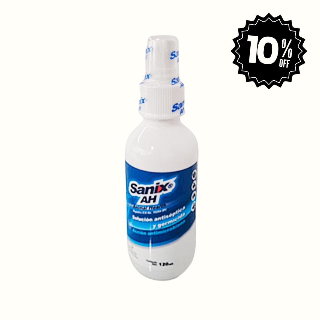 Antiséptico Sanix AH Solución 120 ml para Perros y Gatos
