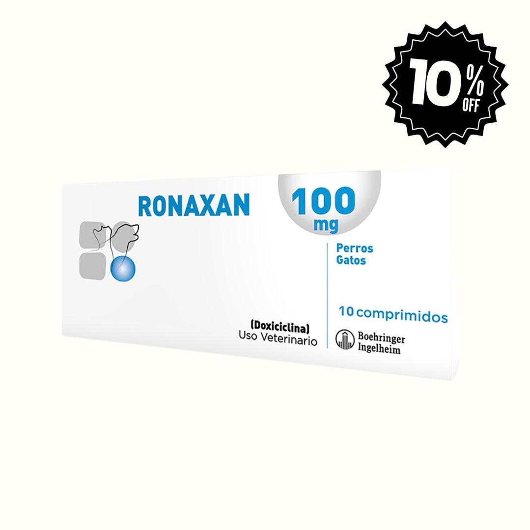 Antibiótico Ronaxan SV 100 mg Comprimidos para Perros y Gatos