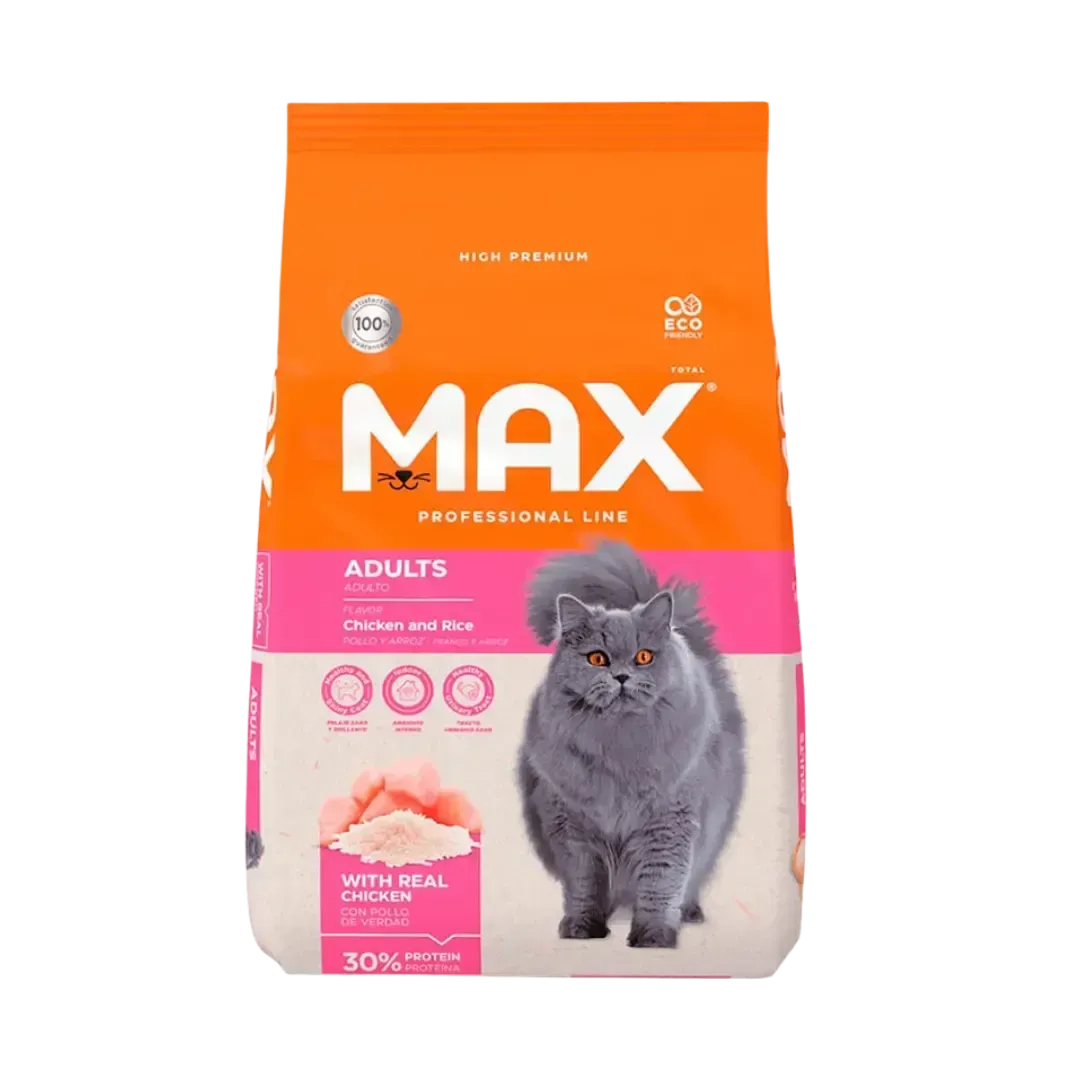Alimento Max Cat para Gato Adulto Pollo y Arroz