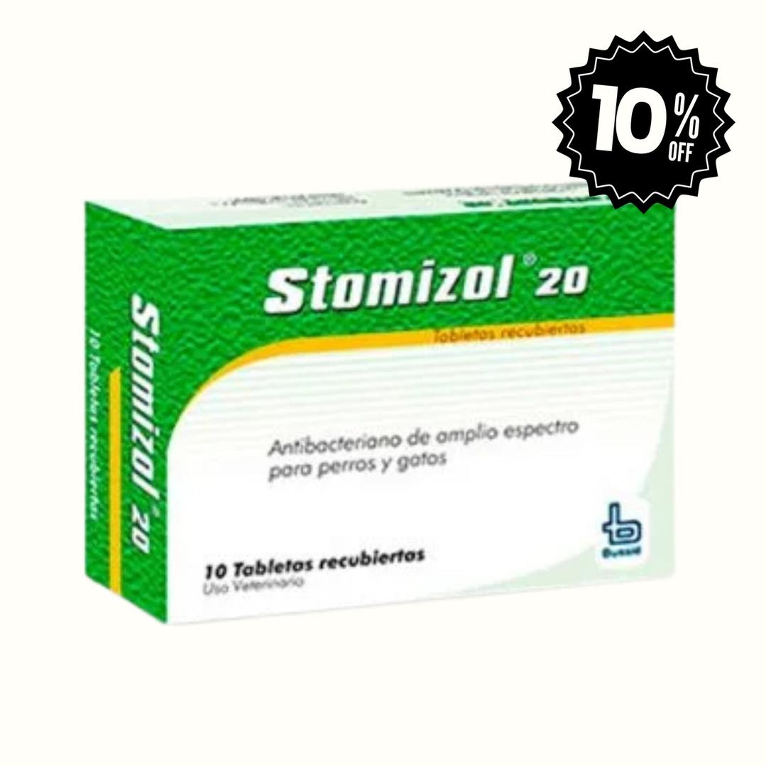 Antibiótico Stomizol 20 para perro y gato