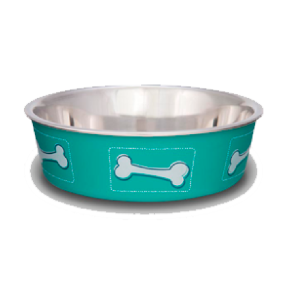 Comedero Acero Coastal Huesos Medium para perro