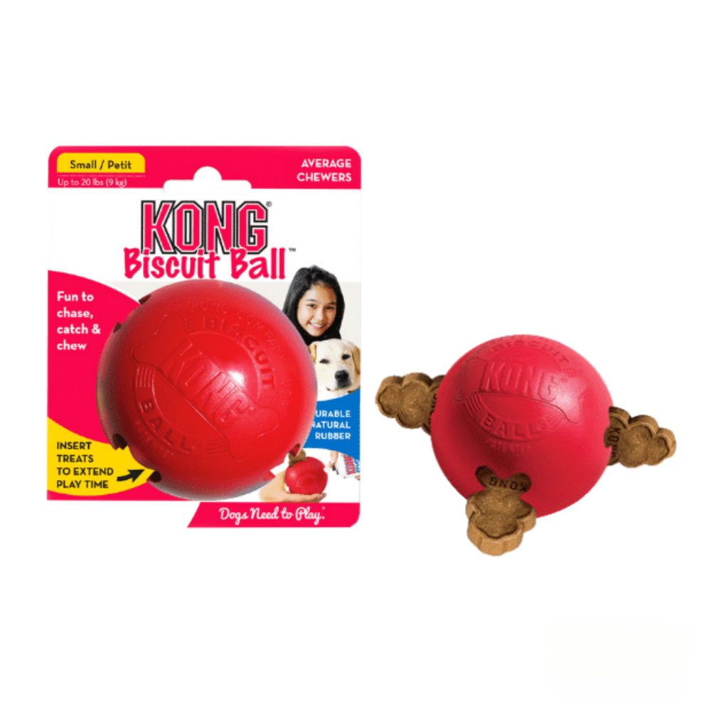 Pelota caucho kong porta pasab para perro