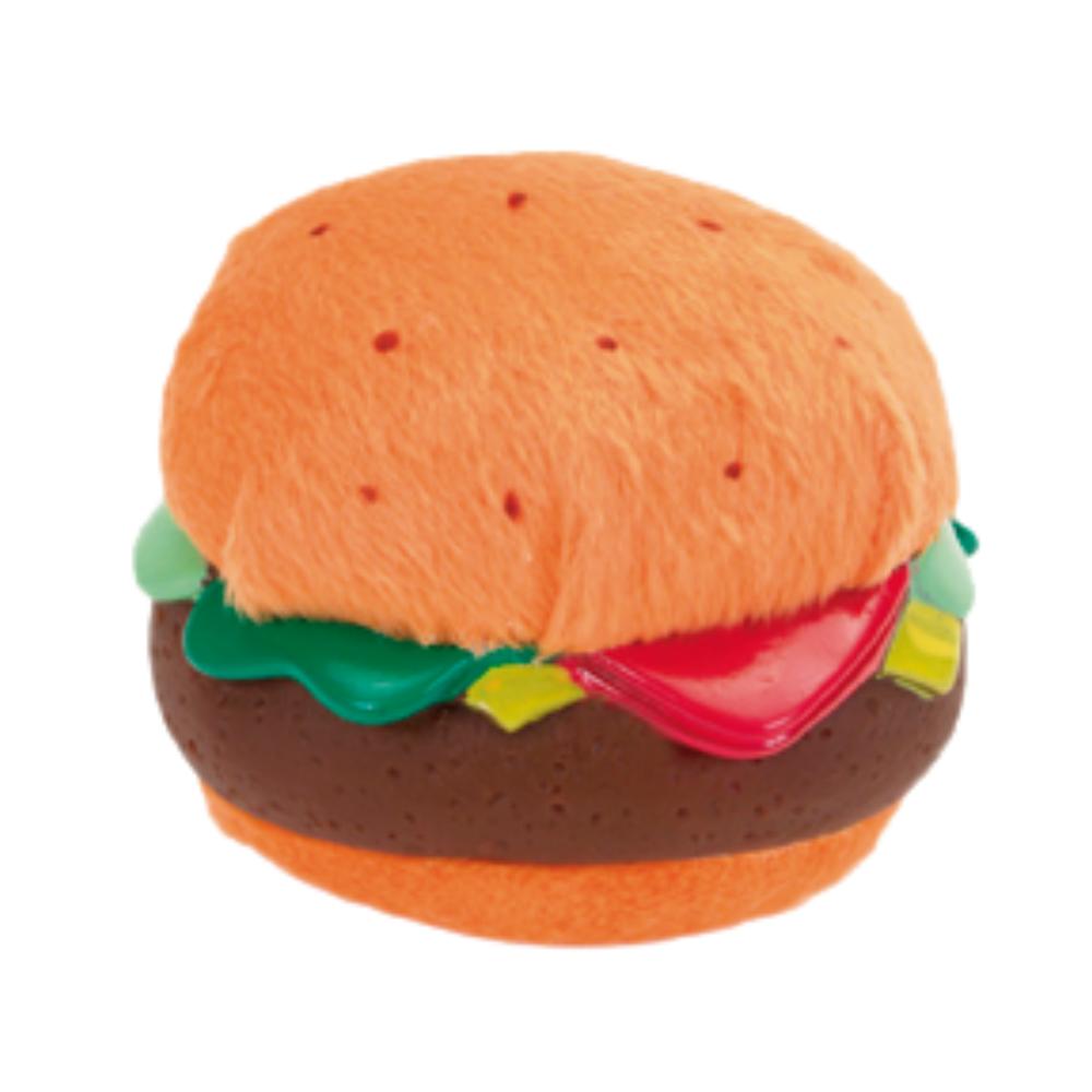 Peluche hamburguesa para perro