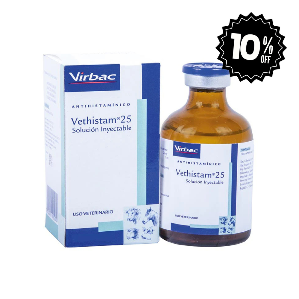 Vethistam 25 Iny x 50 Ml para todos