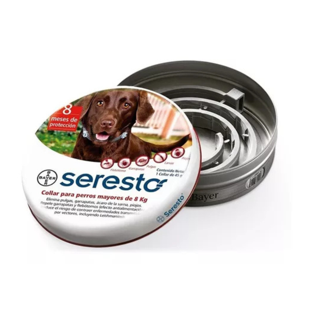 Collar Antipulgas Seresto Para Perro Mayor a 8 KG