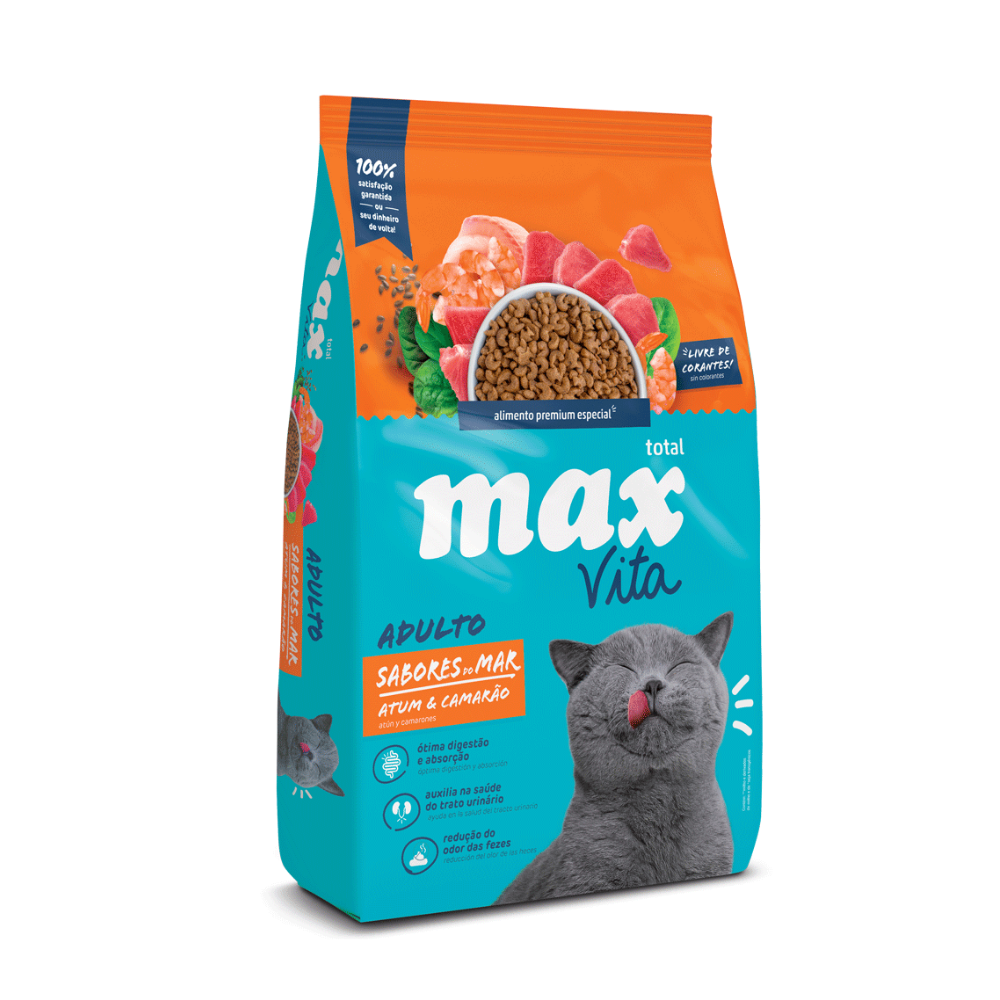 Alimento Para Gato Total Max Vita Sabores De Mar