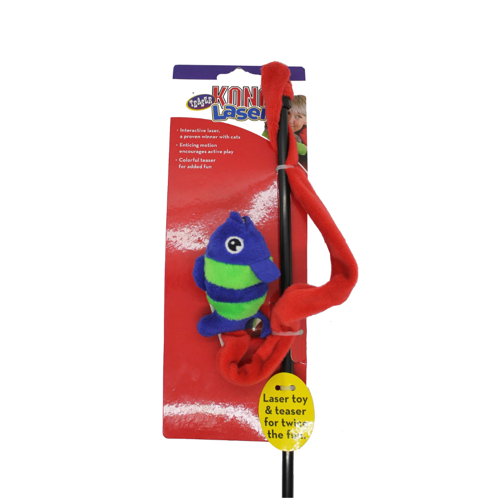 Juguete Kong bara peces con laser para gato