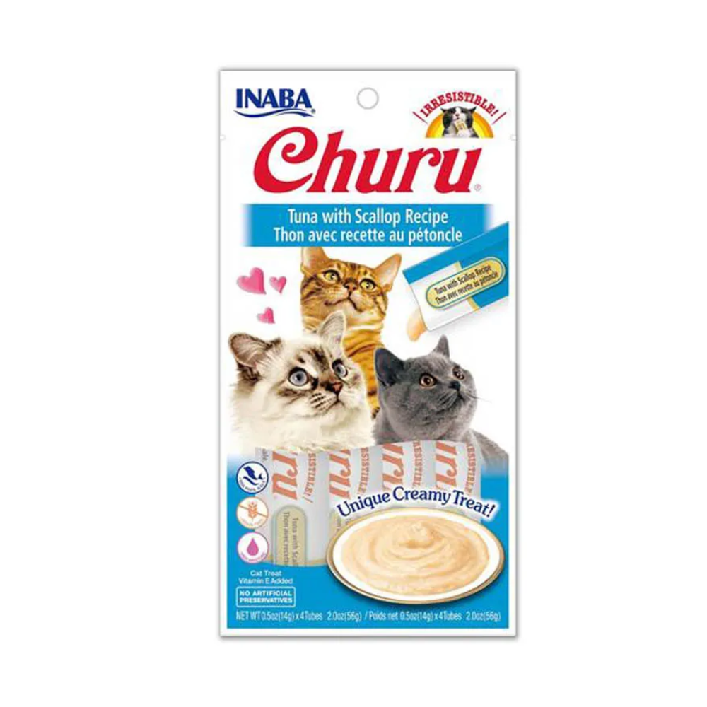 Alimento Para Gato Inaba Churu Atún y Viera