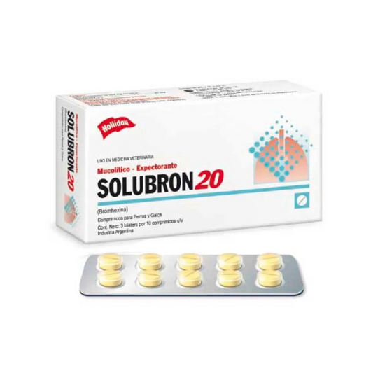 Solubron 20 Mg Blister x 10 Para Perro