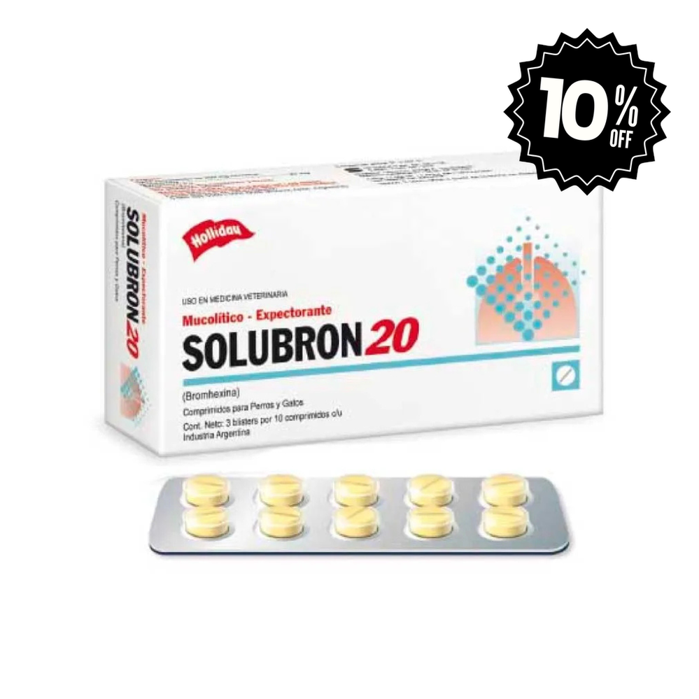 Solubron 20 Mg Blister x 10 Para Perro