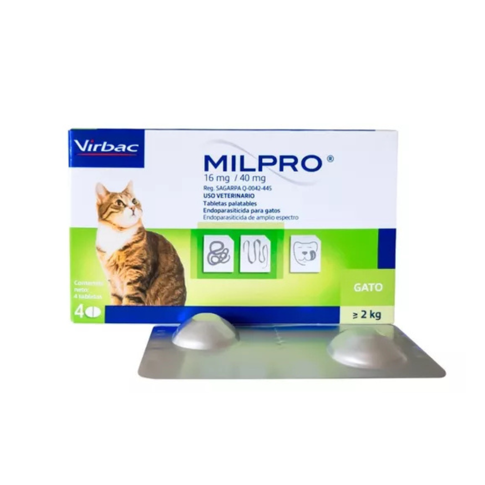 Milpro Gatos Adultos 2 KG x Tab