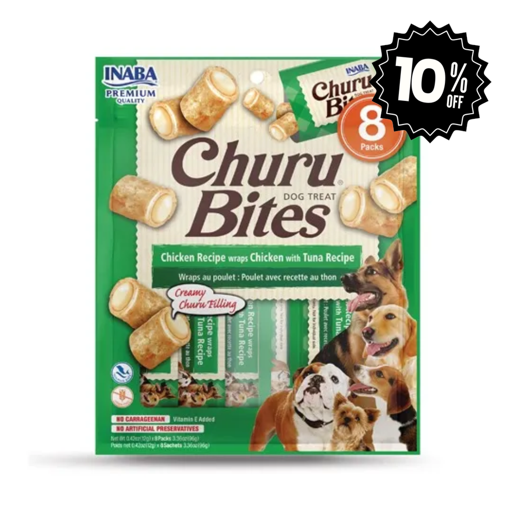 Alimento Para Perro Inaba Churu Bites Pollo y Atún