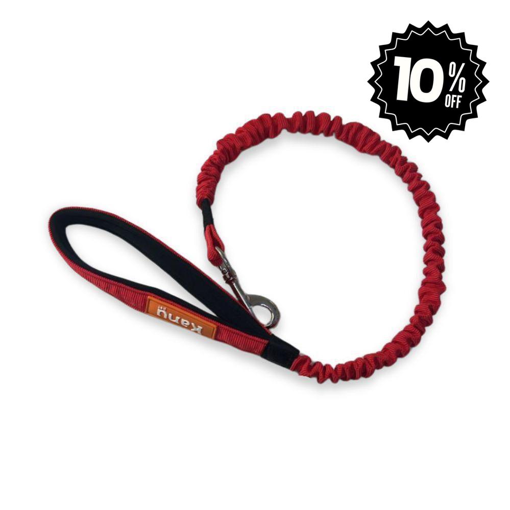 Correa Anti choque Kanu Pet para Perro Rojo