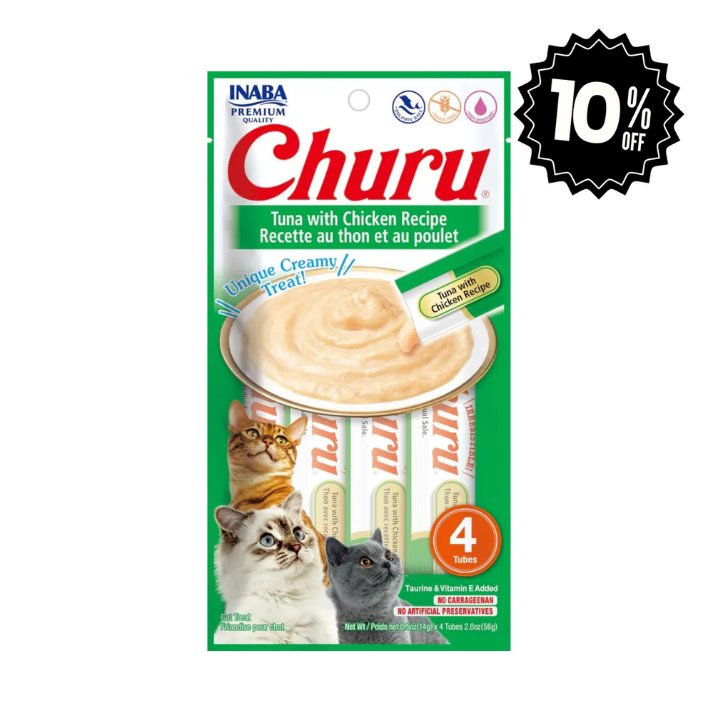 Alimento Para Gato Inaba Churu Atún y Pollo