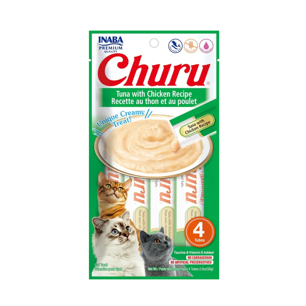 Alimento Para Gato Inaba Churu Atún y Pollo