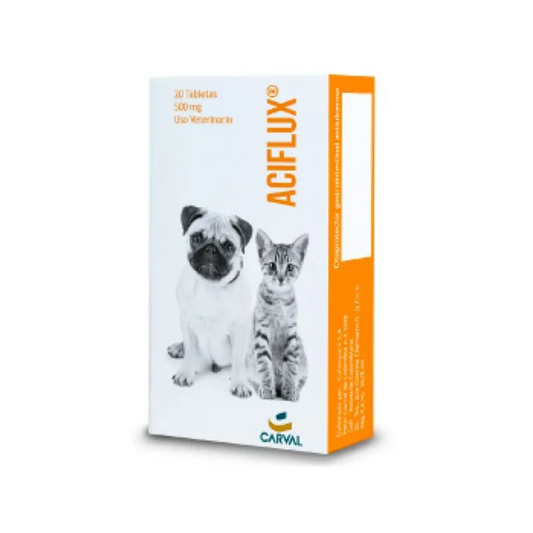 Aciflux 500 Mg Blister x 10 Tabletas Para Perro