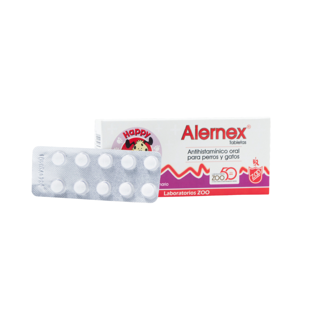Alernex Blister x 10 Tabletas Para Perro