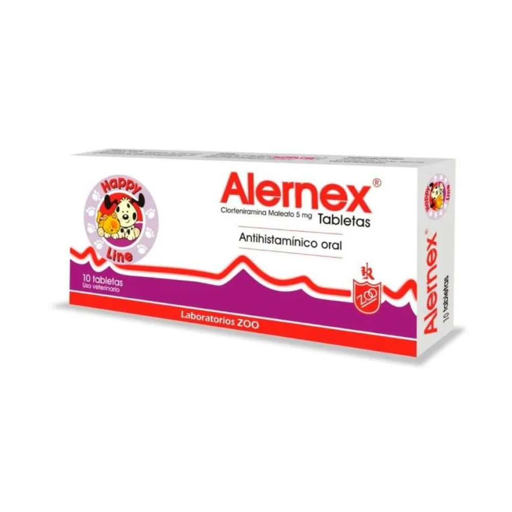 Alernex Blister x 10 Tabletas Para Perro