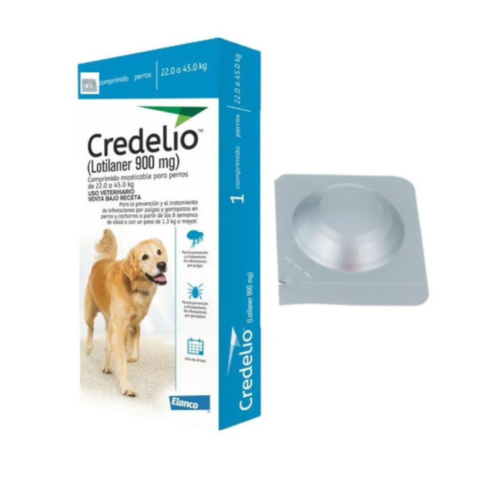 Antipulgas Credelio 22 a 45 KG Para Perro
