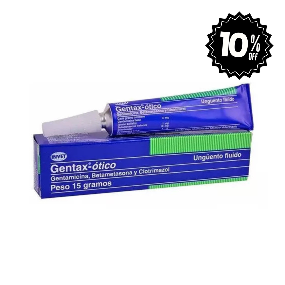 Gentax otico unguento 15 gr para todas