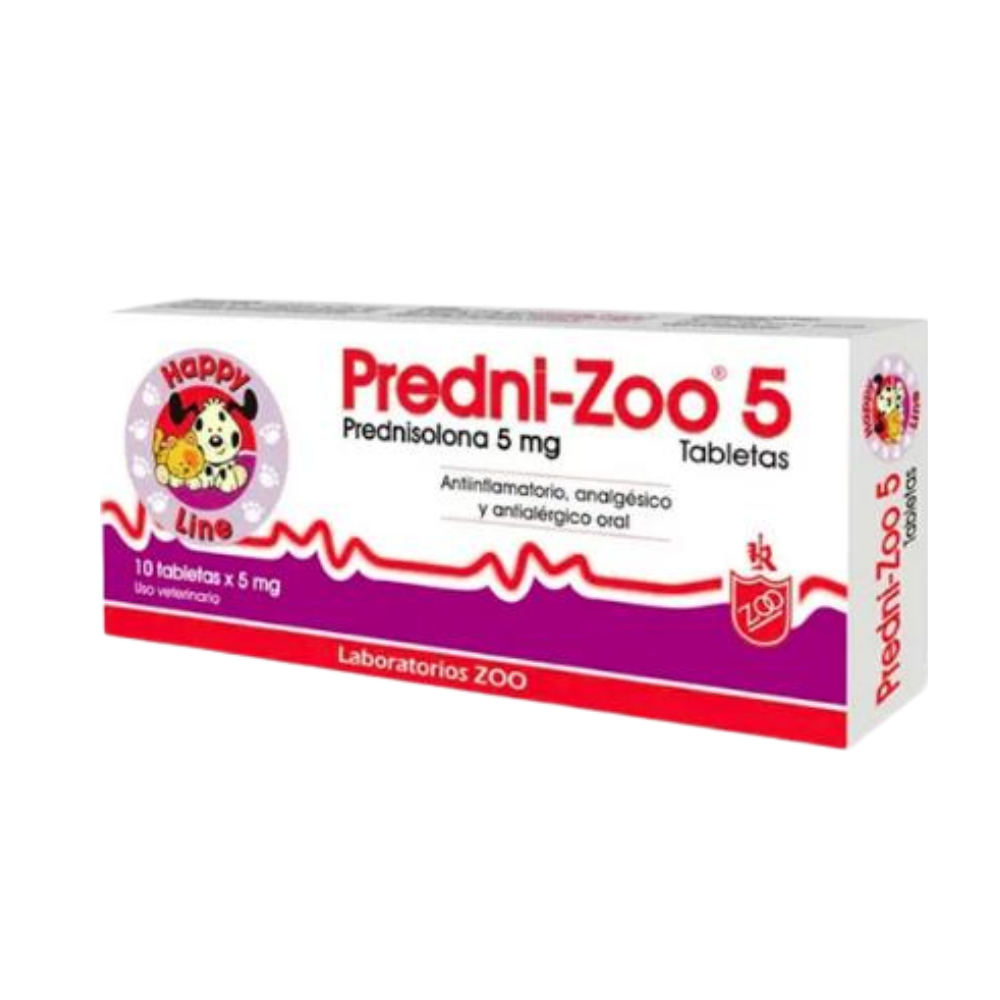 Predni-Zoo 5 Mg Caja x 10 Para todos