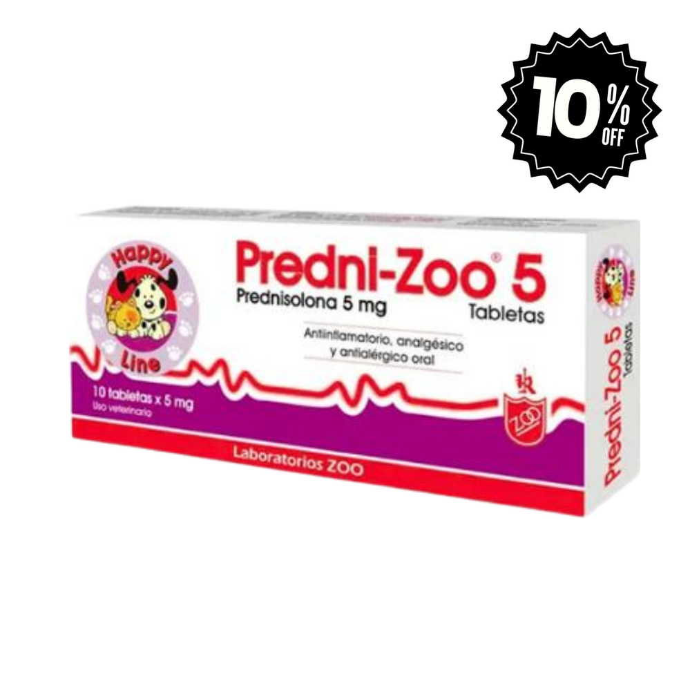 Predni-Zoo 5 Mg Caja x 10 Para todos