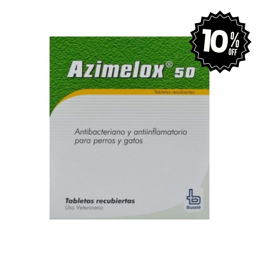 Azimelox 50/0.5 Mg x 10 Tab para perro