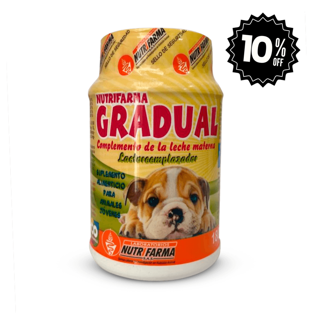 Gradual complemento leche materna 180 gr para perro