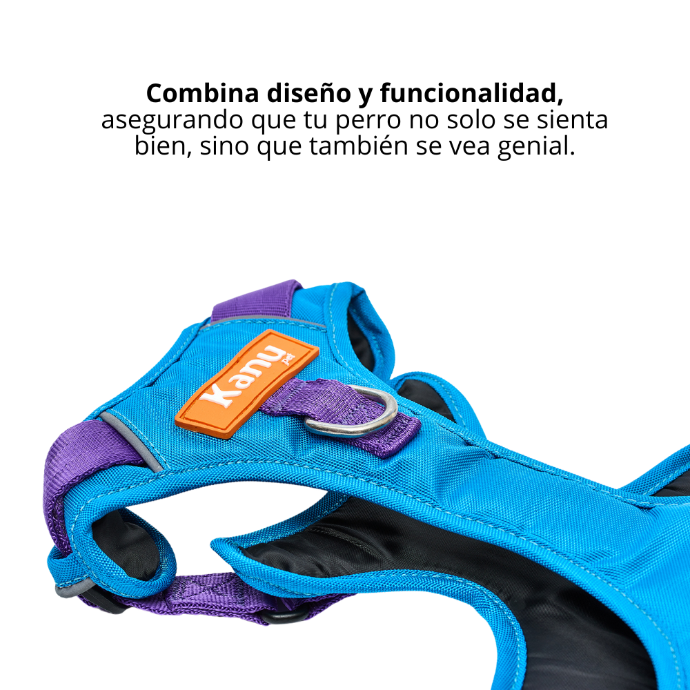 Pechera Walker Azul Morado Kanu Pet para Perro