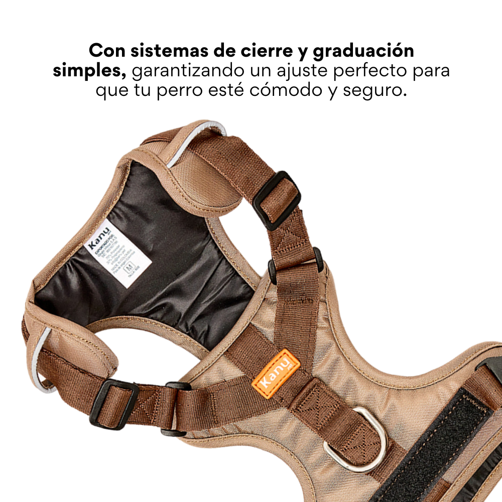 Pechera Walker Camel Cafe Kanu Pet para Perro