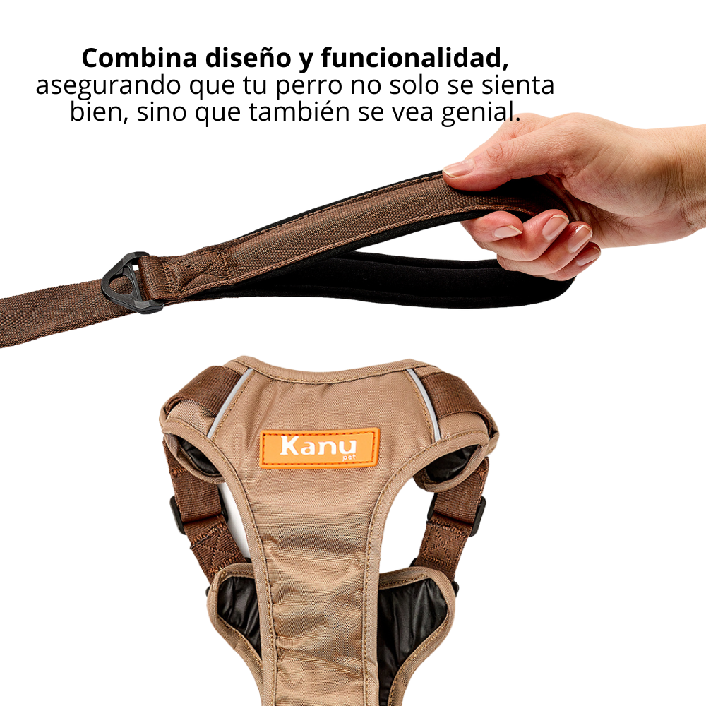 Pechera Walker Camel Cafe Kanu Pet para Perro