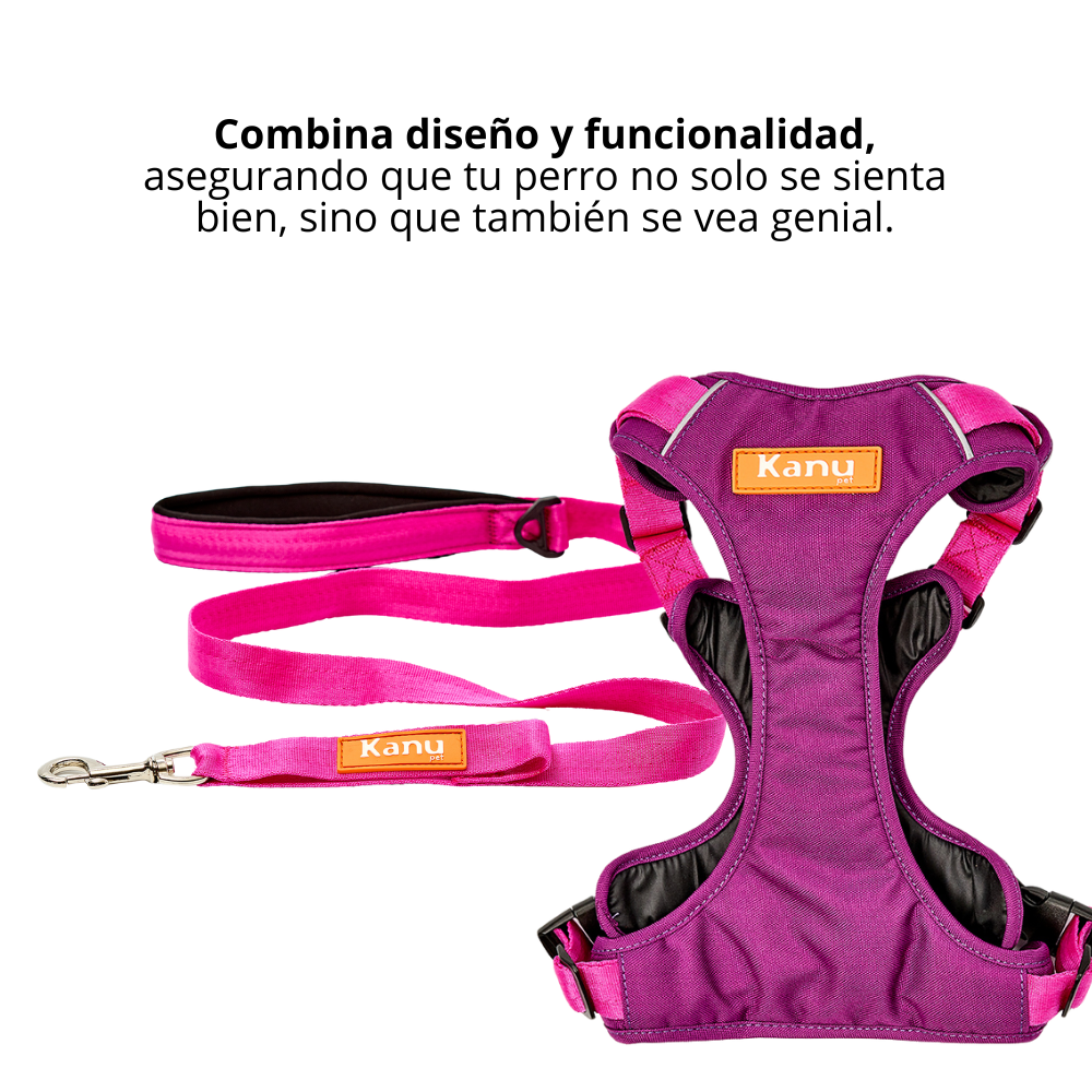 Pechera Walker Fucsia Kanu Pet para Perro