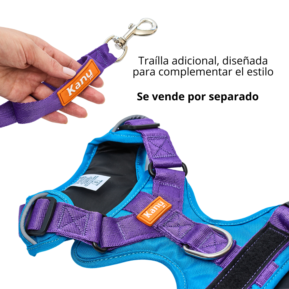 Pechera Walker Azul Morado Kanu Pet para Perro