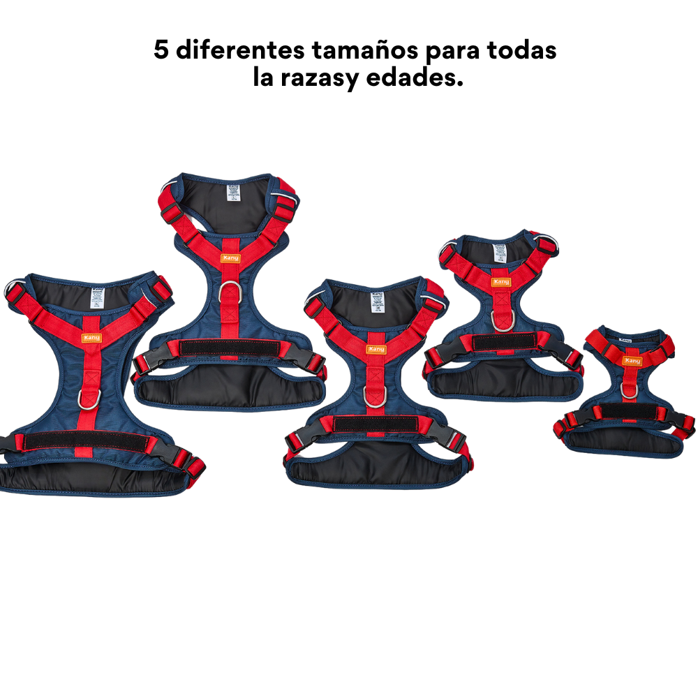 Pechera Walker Azul Rojo Kanu Pet para Perro